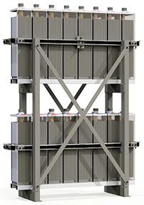 2 Tier OPZS Rack